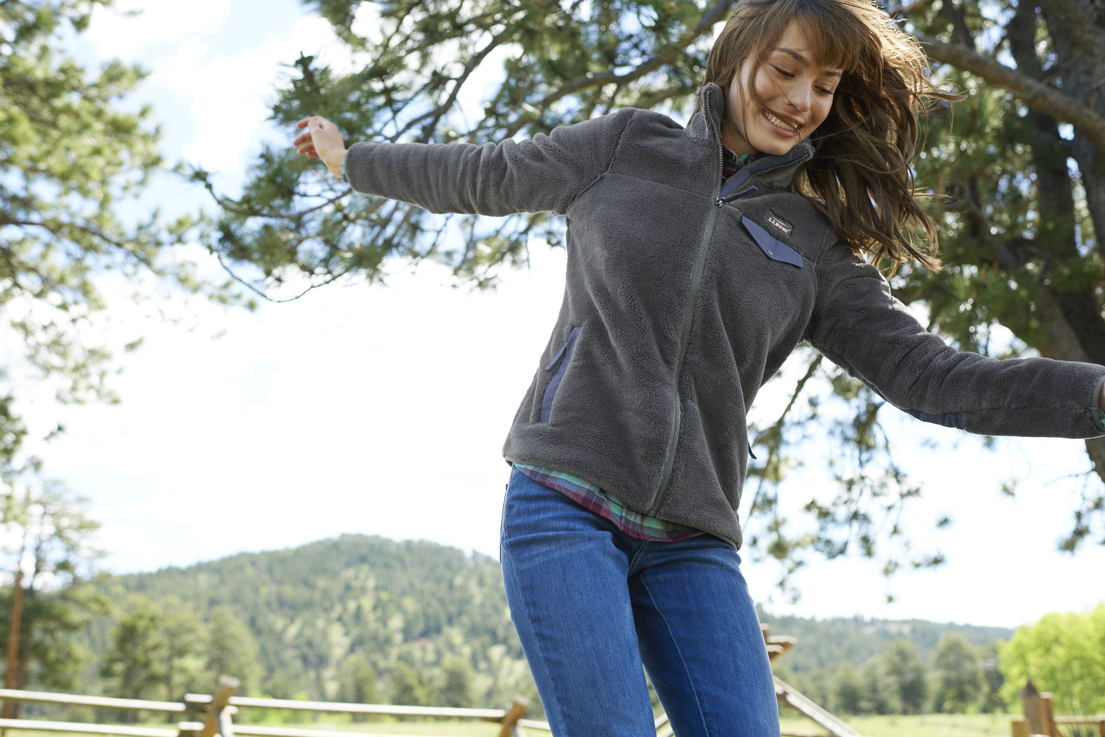 ウィメンズ エル・エル・ビーン・ハイ・パイル・フリース・フルジップ