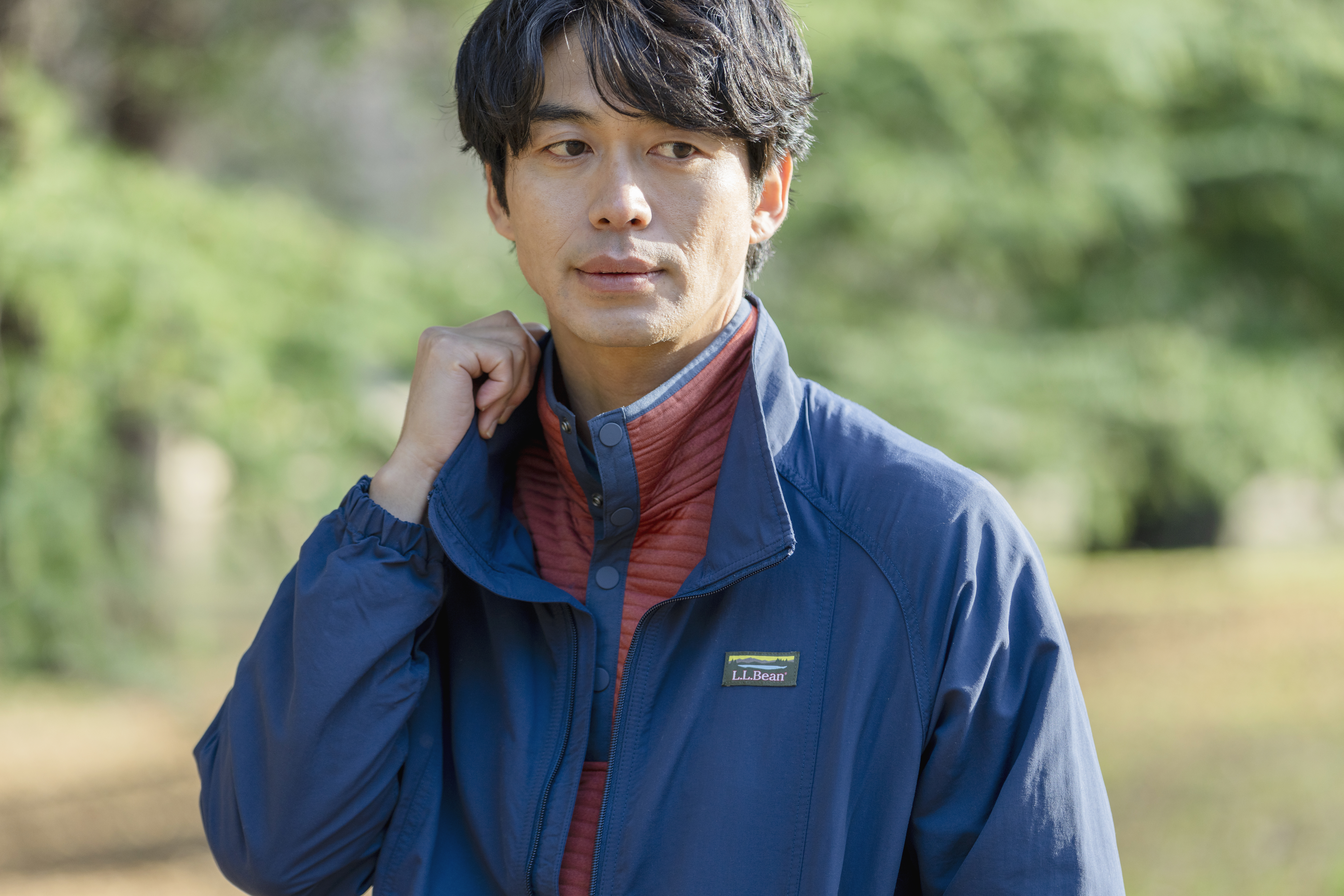 メンズ ジャパン・フィット マウンテン・クラシック・スタンド・カラー