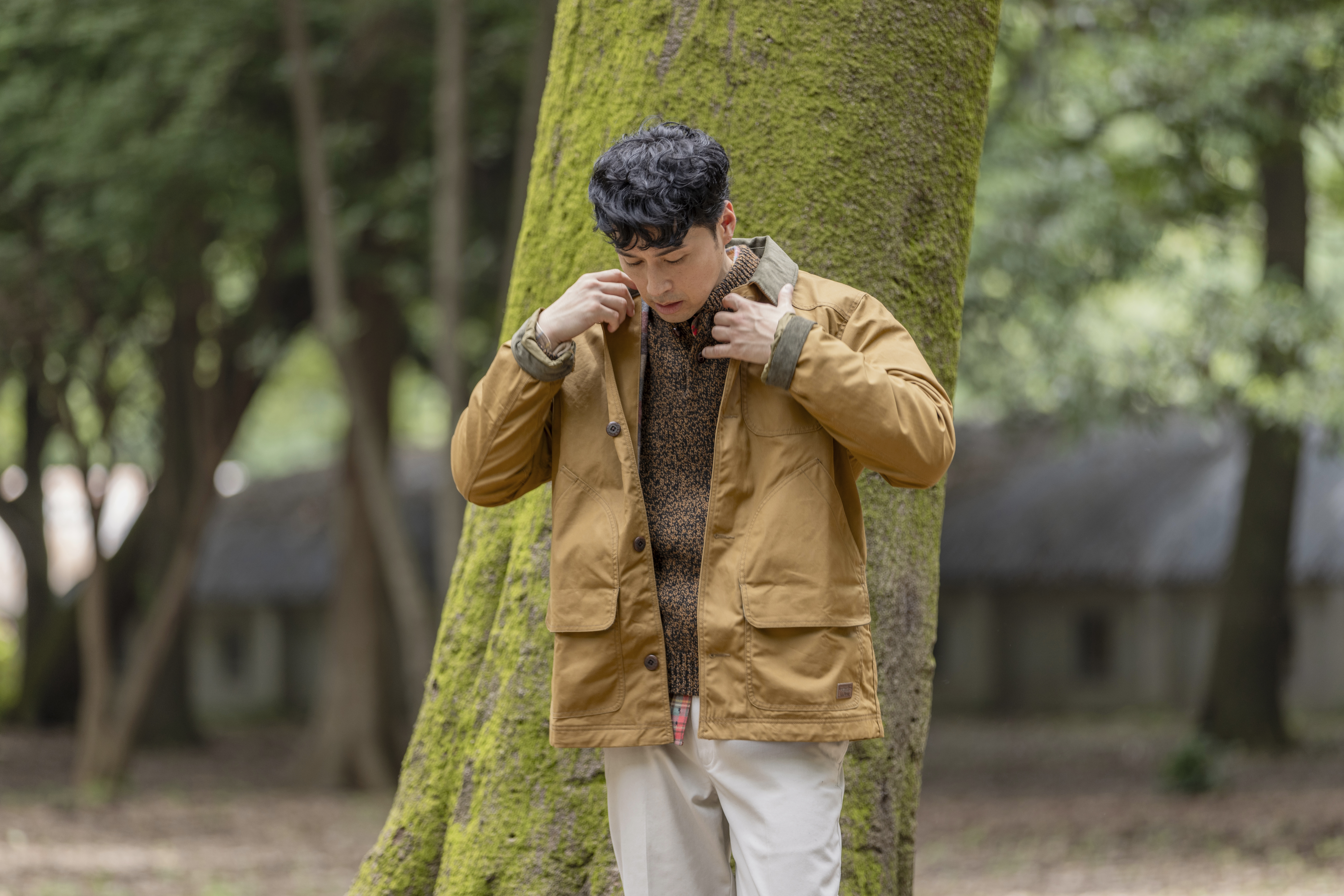 希少　USA製　90s　LLBean　カシミア混　ウール　テーラードジャケット Men's 1924 Field Coat
