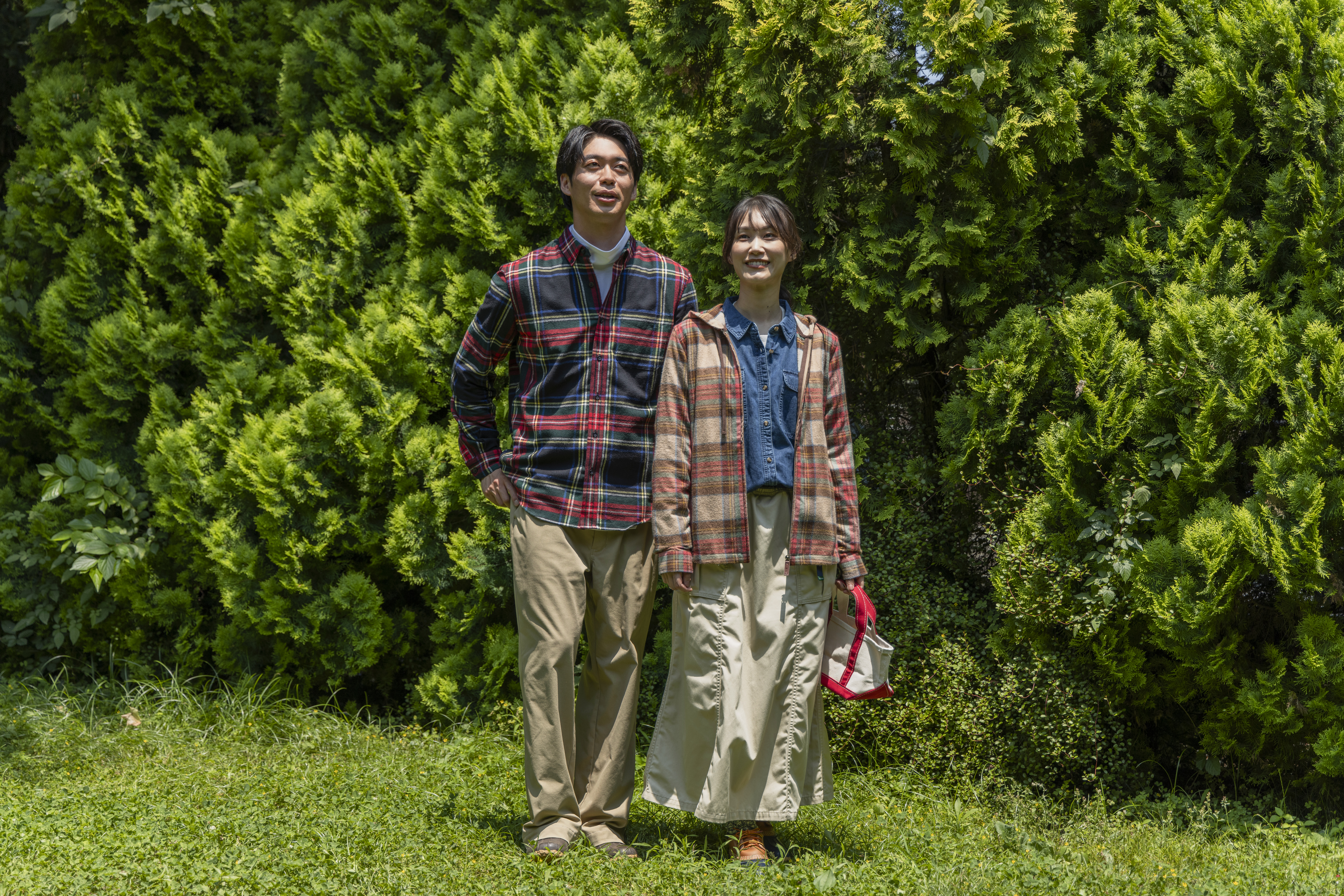 ウィメンズ スコッチ・プラッド・フランネル・シャツ、ジップ