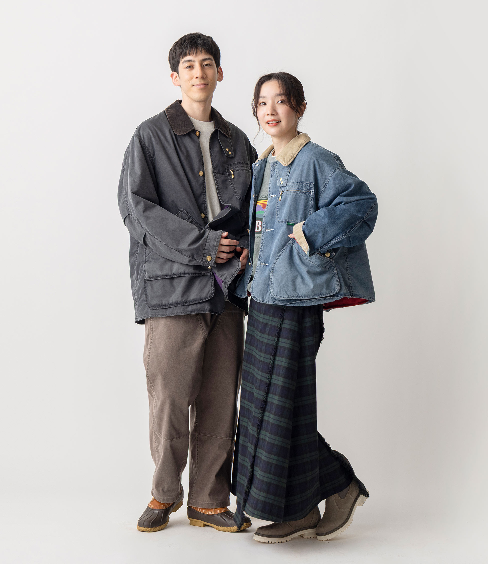 メンズ ビーンズ・フィールド・コート、インサレーテッド インディゴ