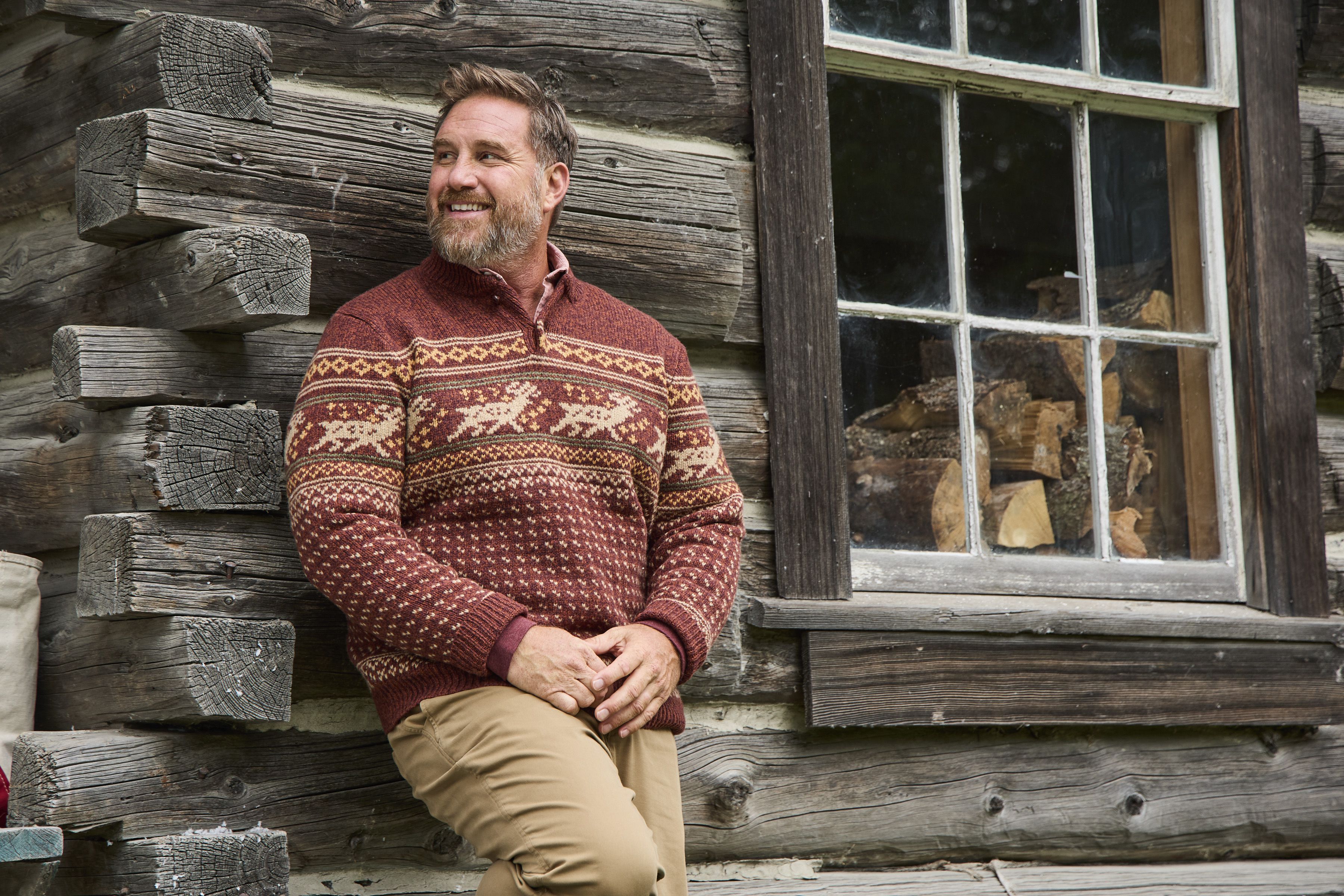 メンズ コンフォート・ストレッチ・チノ・パンツ、スタンダード