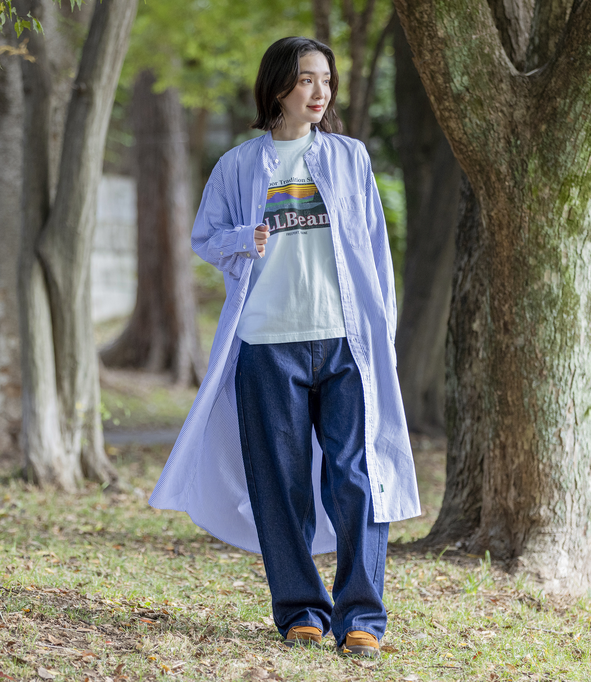 ウィメンズ オロノ・ロングスリーブ・ロング・シャツ 通販｜L.L.Bean