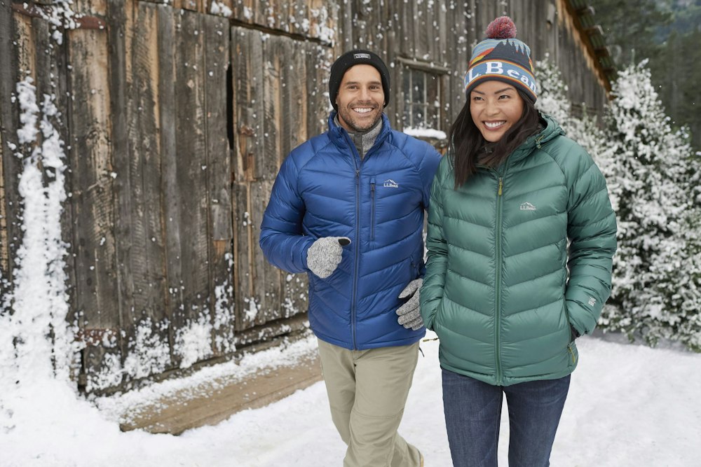 超美品L.L.Bean ウルトラライト850 ダウン・カーボンネイビーLサイズ￼