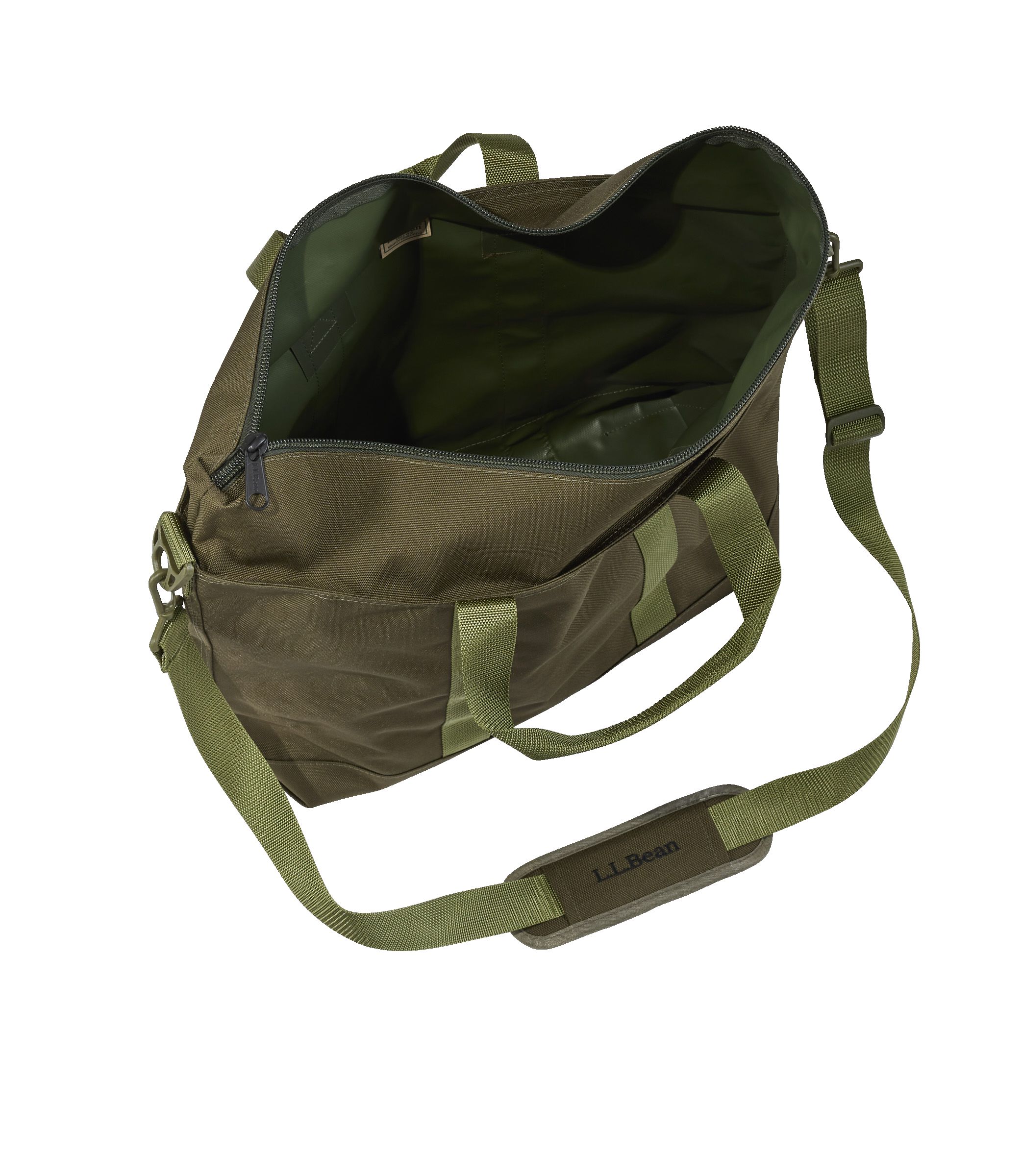 ハンターズ・トート・バッグ、ジップ・トップ ショルダー・ストラップ