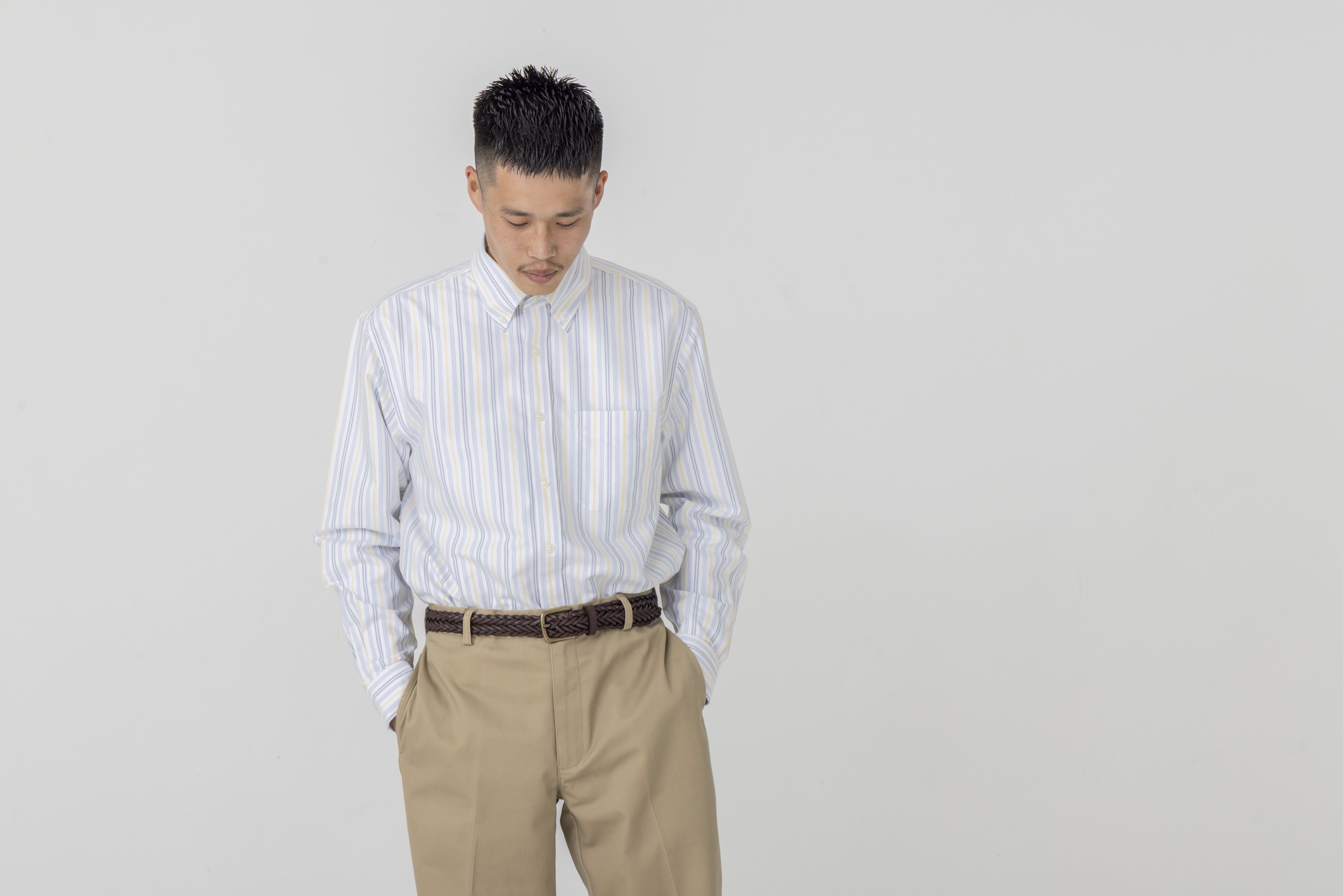 メンズ リンクルフリー（形態安定）・クラシック・オックスフォード