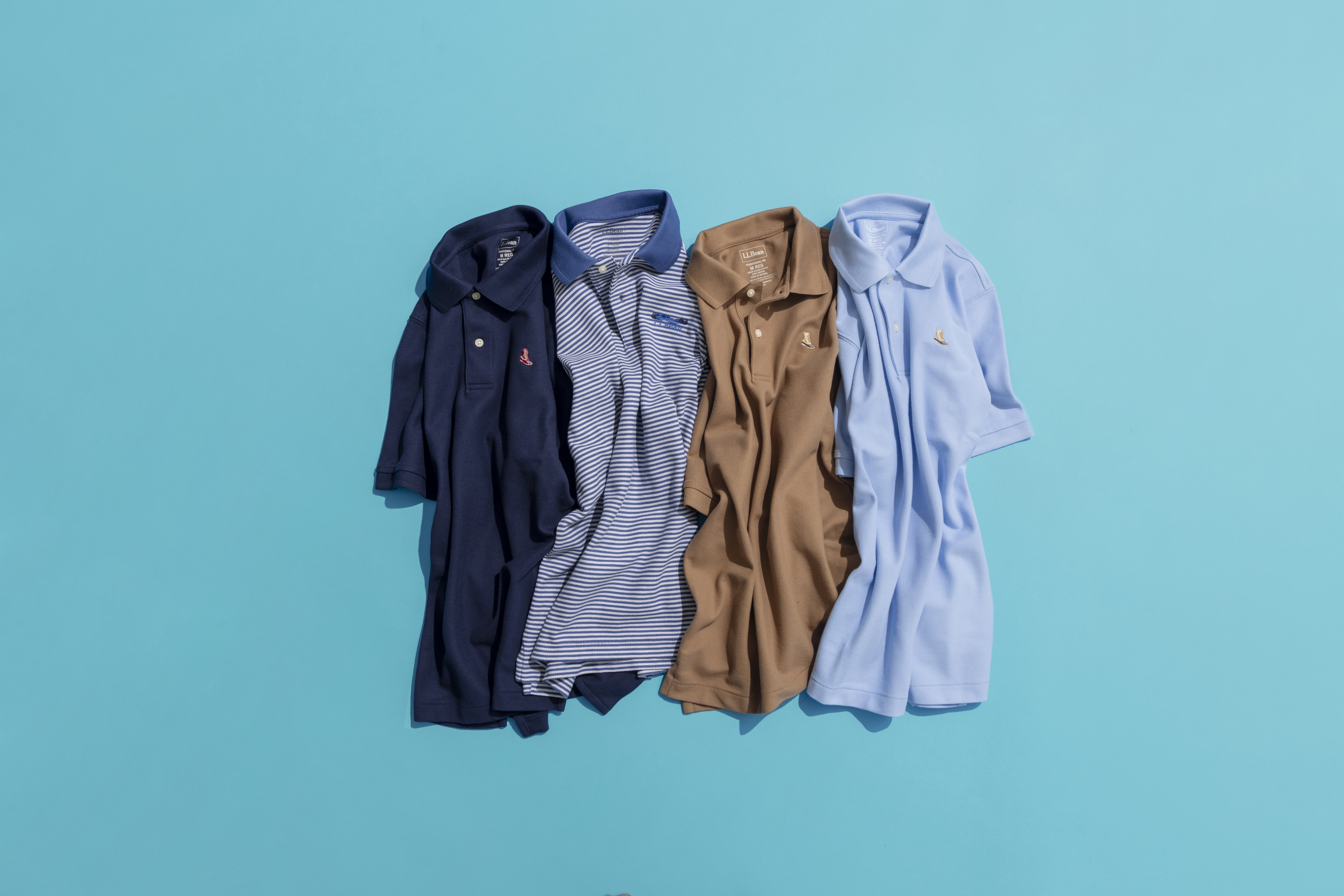 メンズ ジャパン・フィット プレミアム・ダブル・エル・ポロシャツ