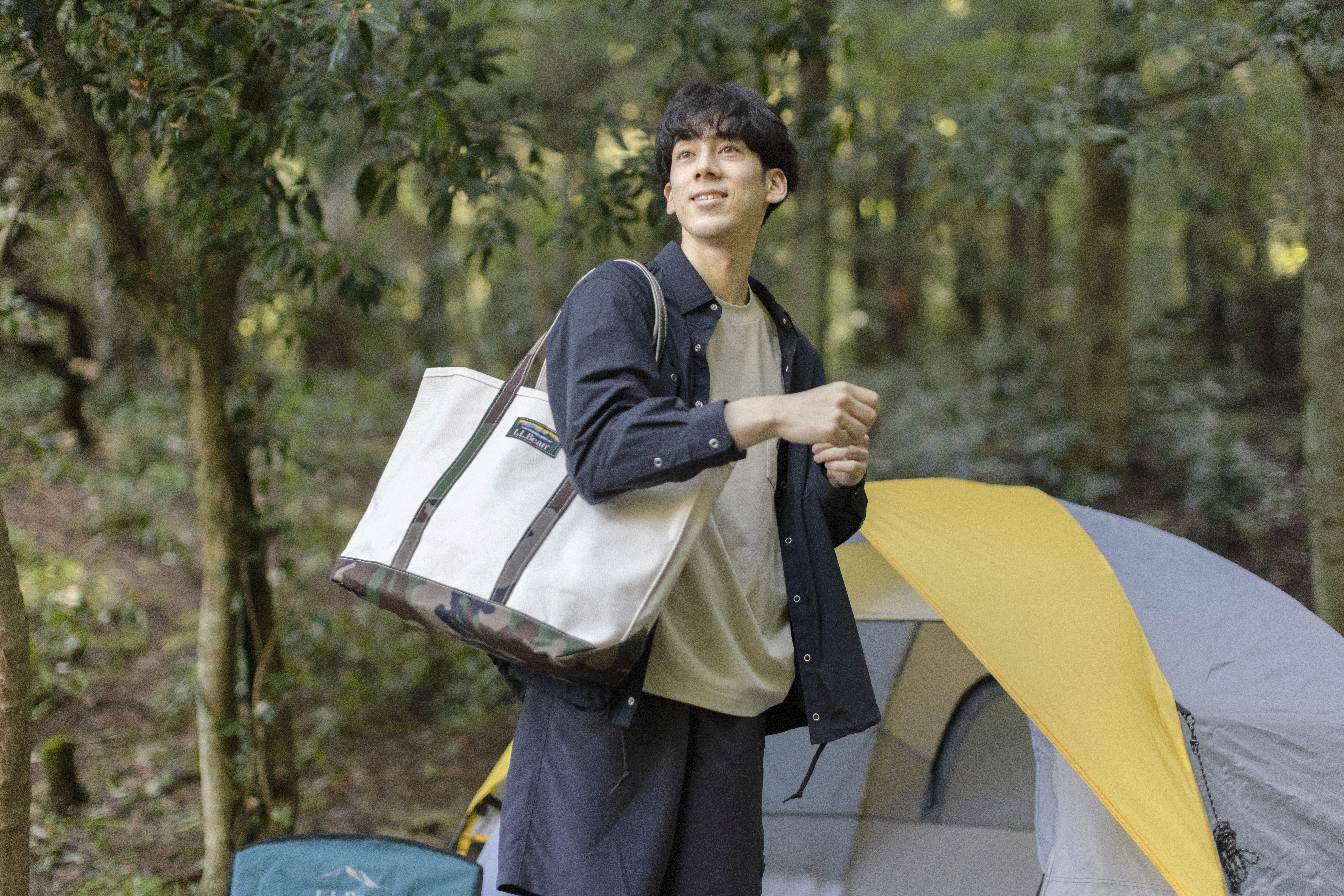 ボート・アンド・トート、オープントップ カモフラージュ ジャパン