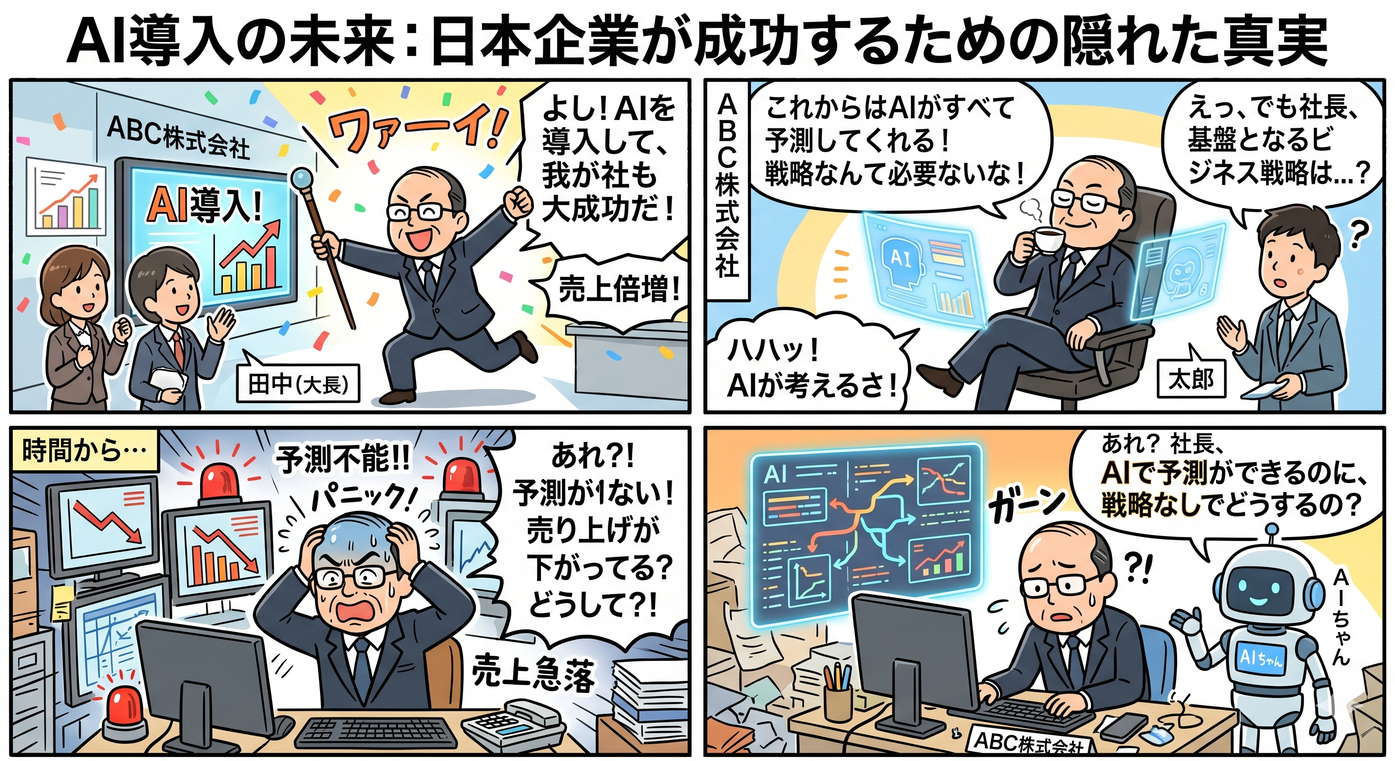 AI導入の未来:日本企業が成功するための隠れた真実