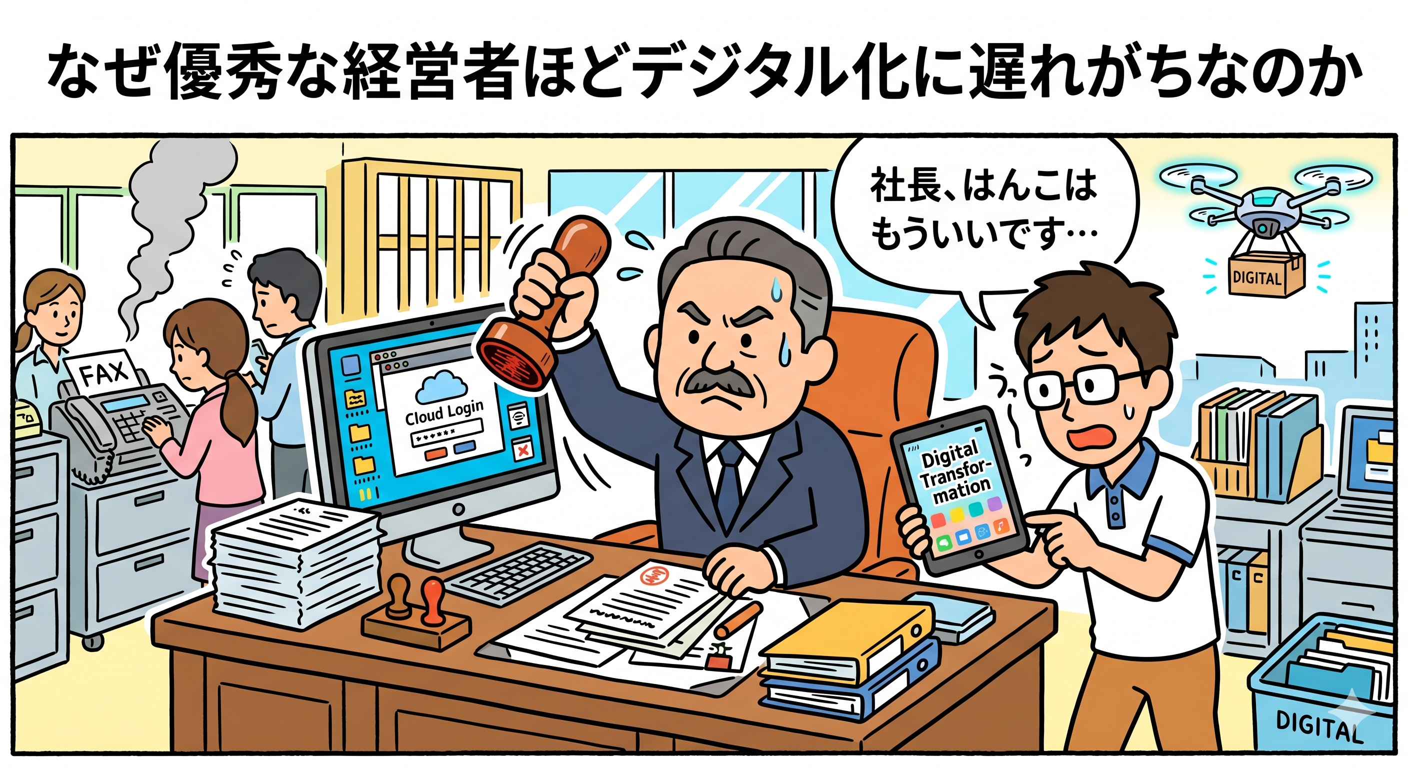 なぜ優秀な経営者ほどデジタル化に遅れがちなのか