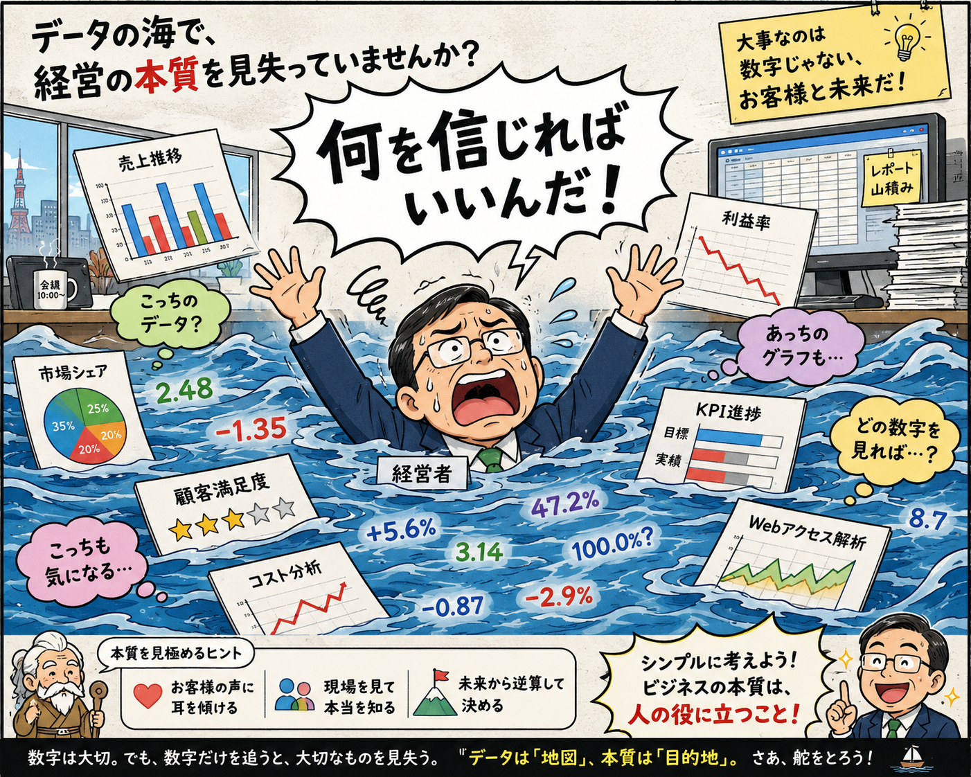 データと経営判断の新しい風景:なぜ優秀な経営者ほど決断を迷うのか