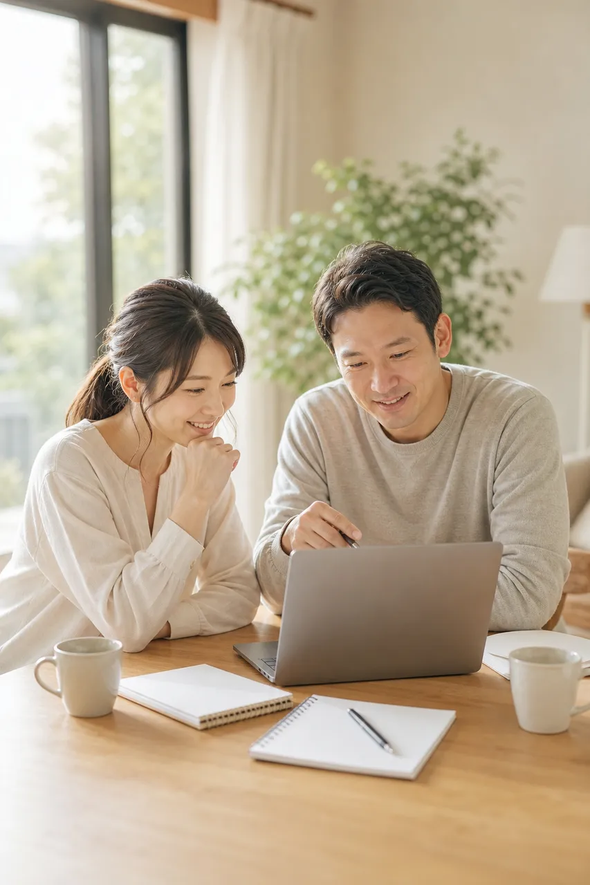 中古マンション購入を悩む夫婦