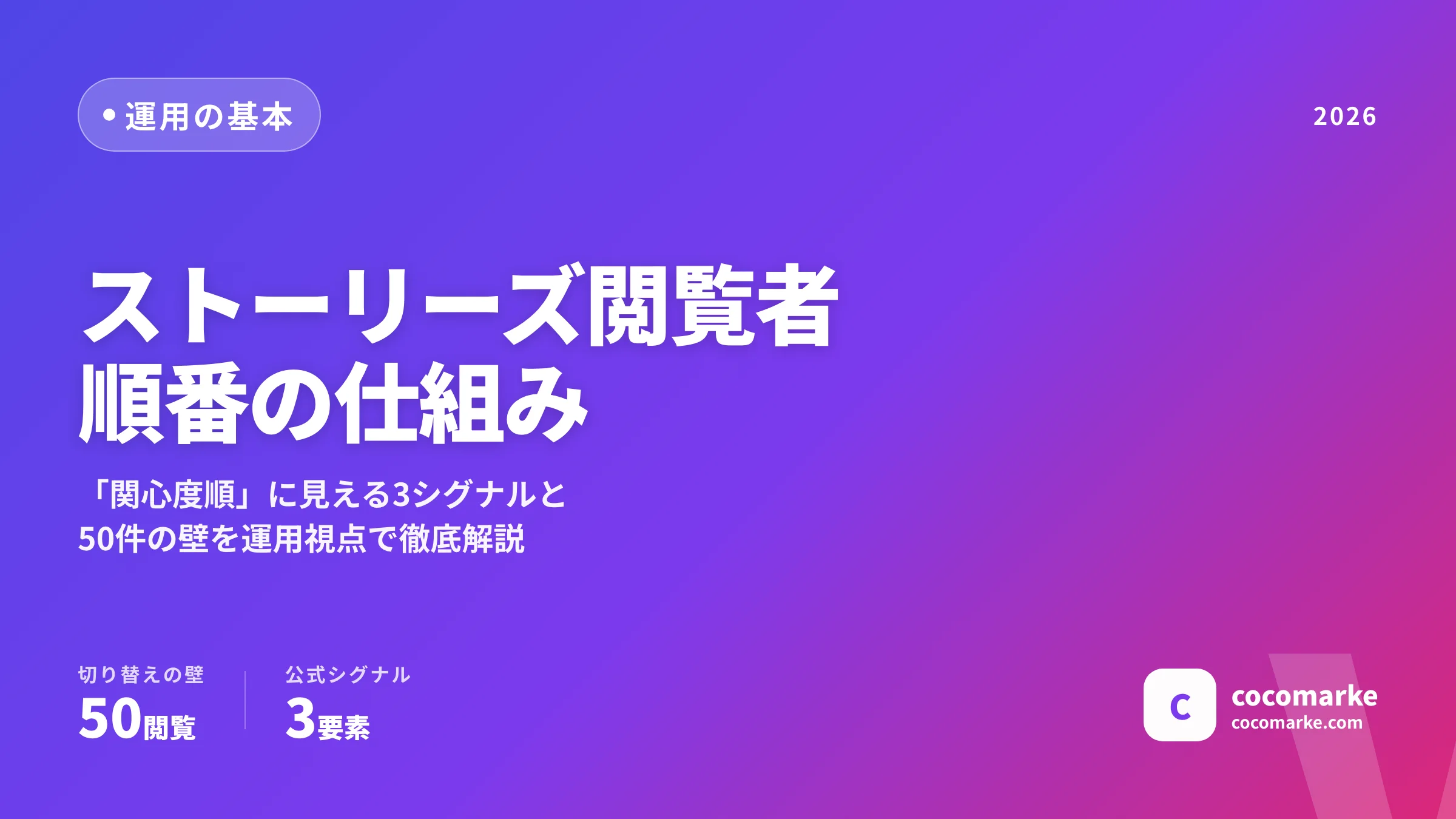 ストーリーズ閲覧者(足跡)の順番の仕組み|表示順アルゴリズムと見方を実践解説