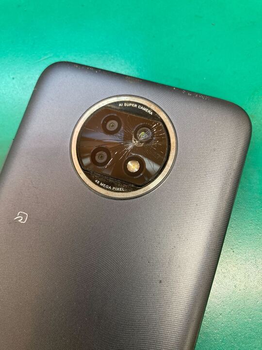 Redmi Note 9T カメラ亀裂あり Redmi note 9T カメラレンズ割れ交換