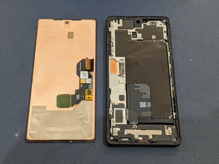 Pixel 6a 画面修理 画面に線 画面映らない 画面割れ
