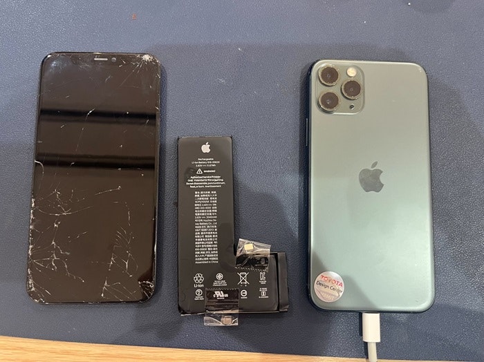 iPhone11Pro　バッテリー交換　バッテリー修理　電池持ち　充電持ち 画面修理　画面交換　液晶修理　電源不良　起動不良