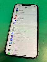 【一宮市】iPhone 14の液晶に縦線が出た症状を即日修理！画面交換60分で表示が完全復旧【まちスマ一宮店】