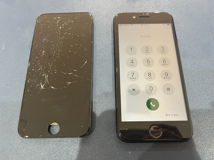 iPhoneSE3 画面修理　画面交換　液晶修理　電源不良　起動不良