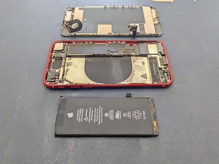iPhone8　バッテリー交換　バッテリー修理