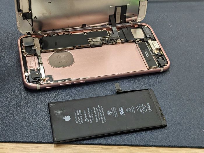岡崎市】 iPhone 7 バッテリー交換 まちスマ岡崎店