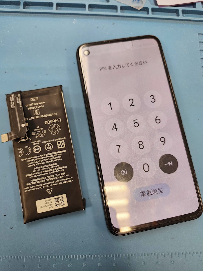 GooglePixel4a バッテリー膨張