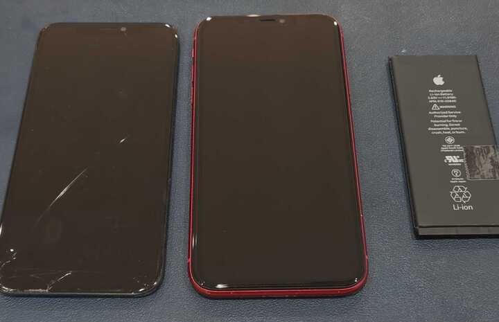豊田市】iPhone11の画面交換・バッテリー交換を行いました！ガラス