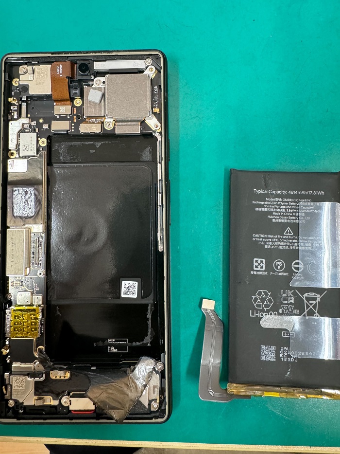Google Pixel - pixel6 本体　ジャンク　バッテリー膨張 Google Pixel6の電池交換で画面浮きが改善！ハマグリ化・発熱