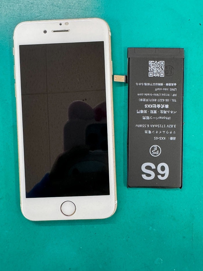 iPhone6s　バッテリー交換