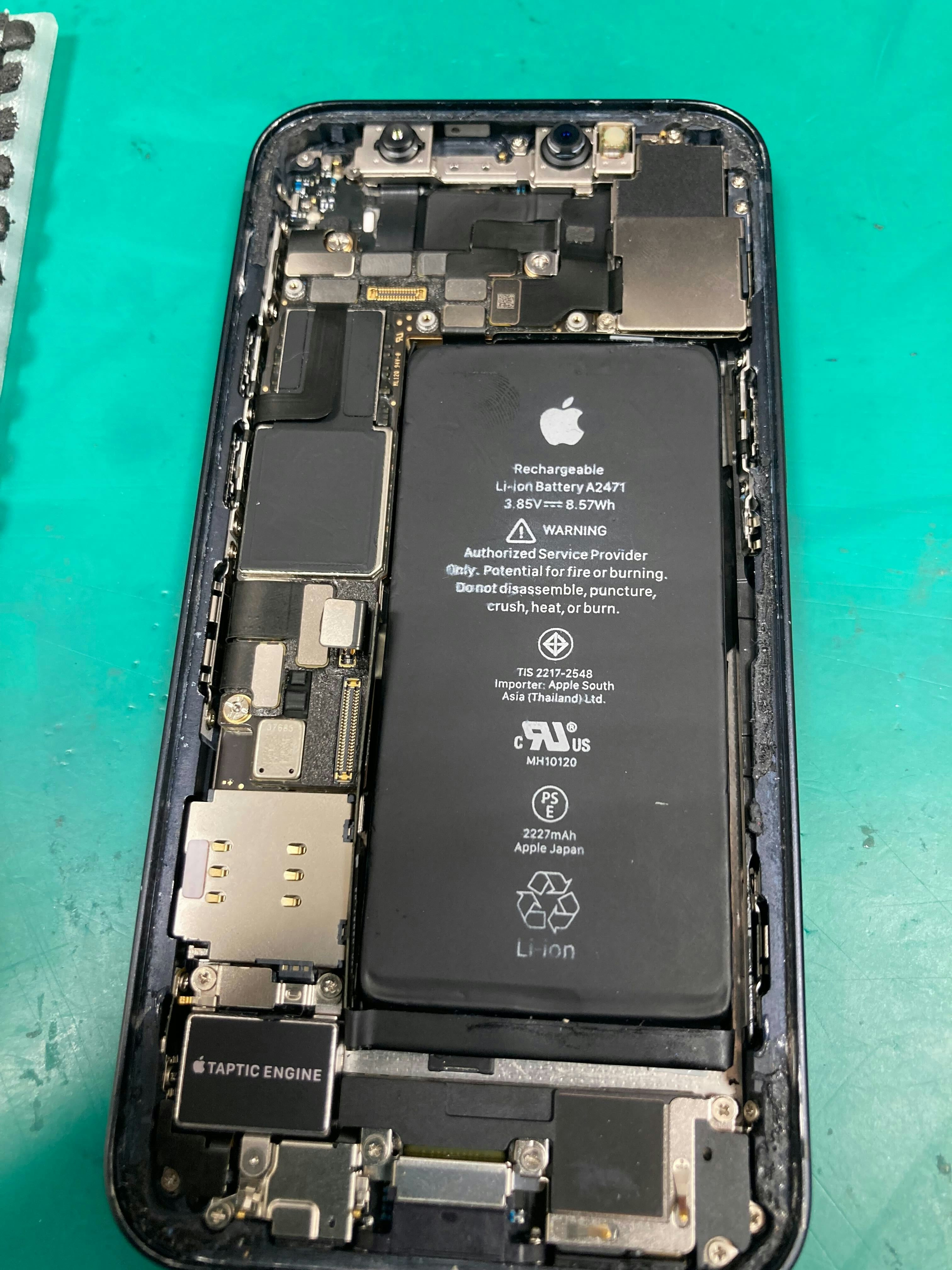 iPhone12mini　バッテリー交換