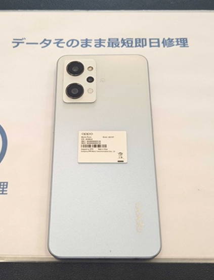 OPPOReno7a　OPPO　Android修理　修理　スマホ修理　スマホ　即日　バッテリー交換　豊川　豊橋　新城　蒲郡　湖西　浜松