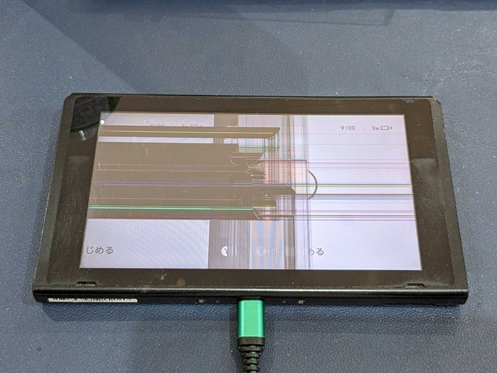 switch 画面修理 液晶 液晶交換 表示おかしい