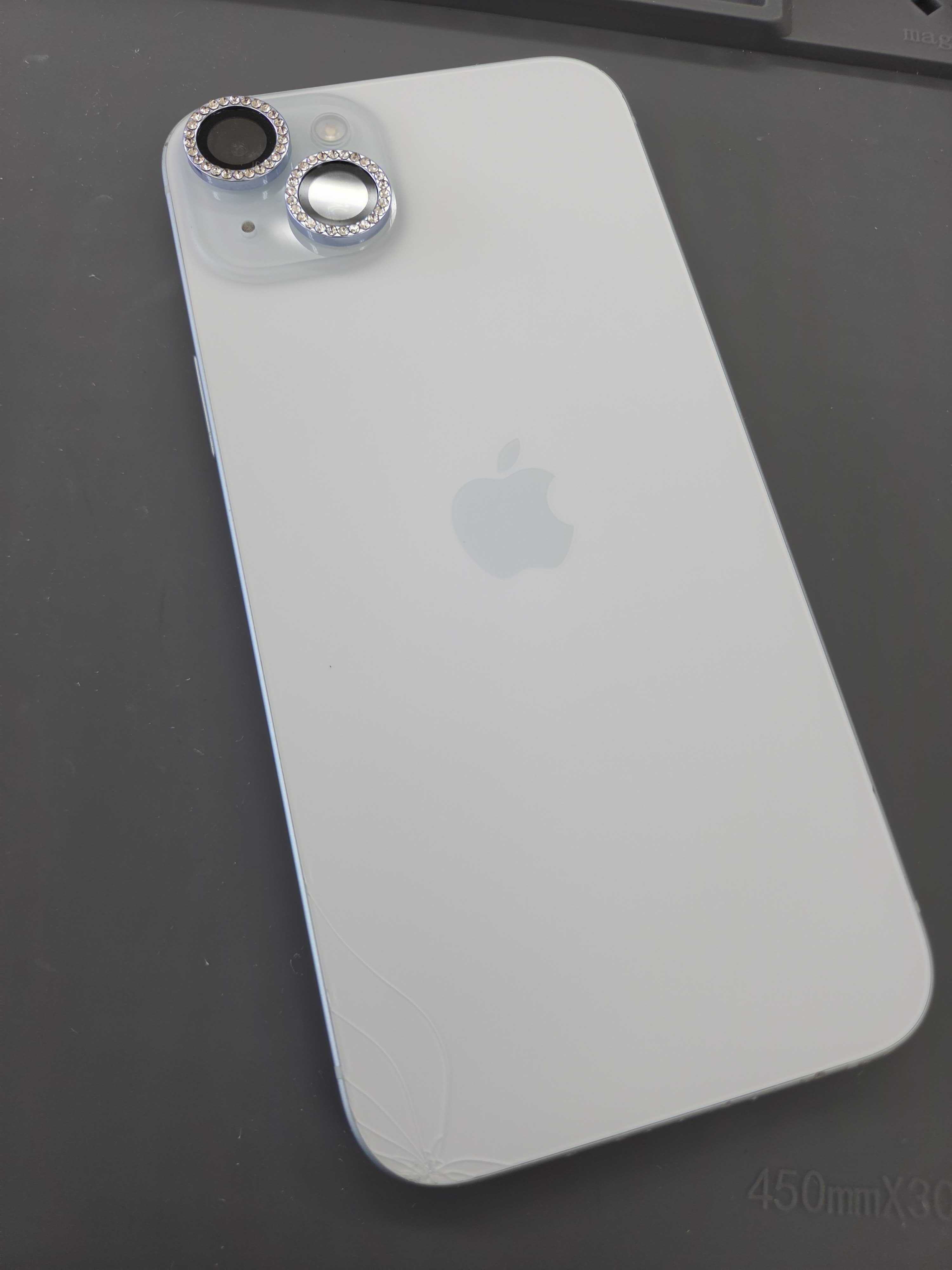 豊川市】iPhone 15 Plusの背面ガラス割れ修理を行いました！背面交換で