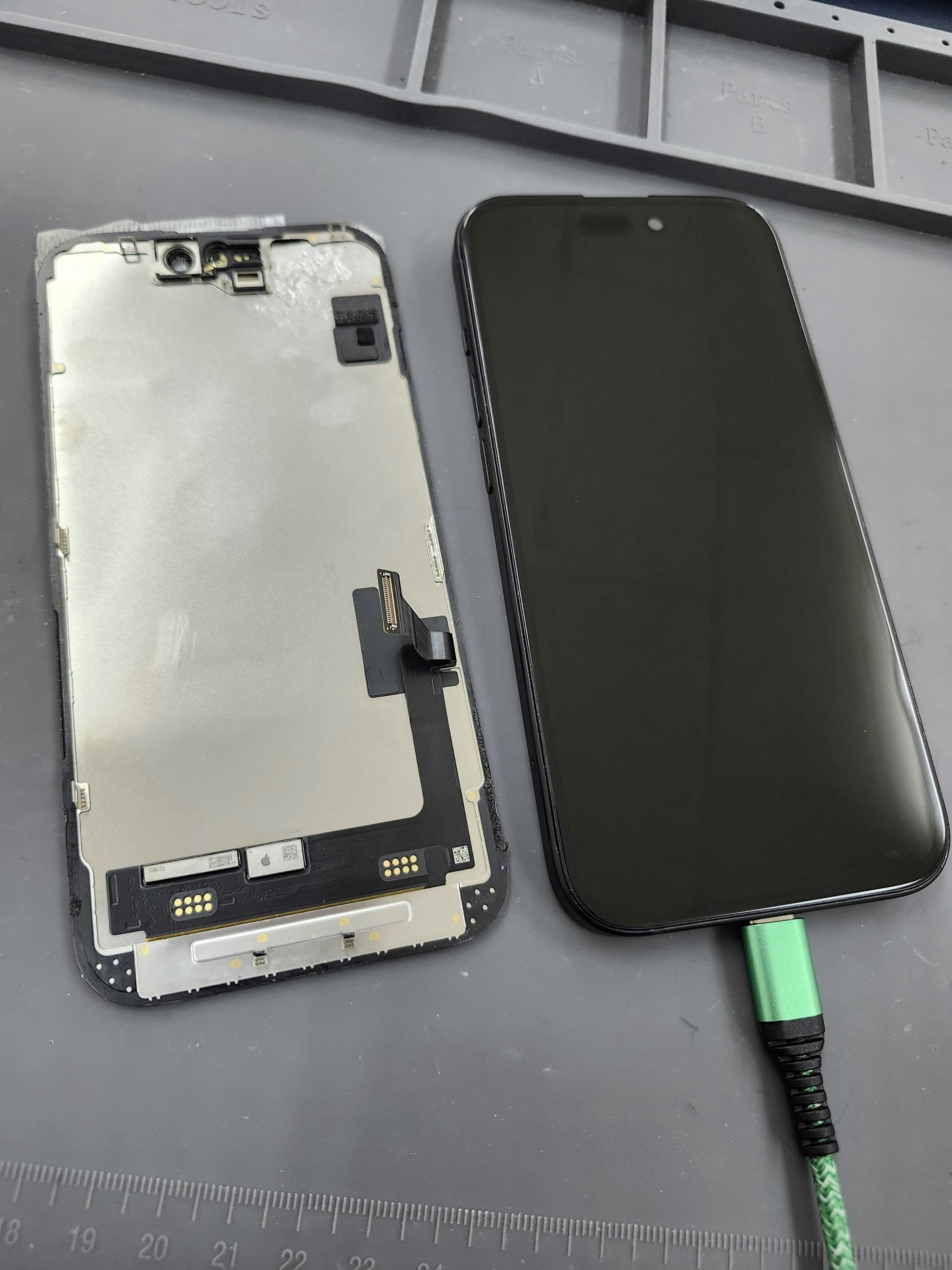 iPhone 15 バッテリー交換 修理後