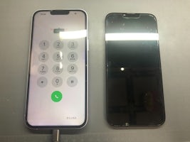 【小牧市】iPhone 14 Plus 画面真っ白 画面交換 【最短30分】