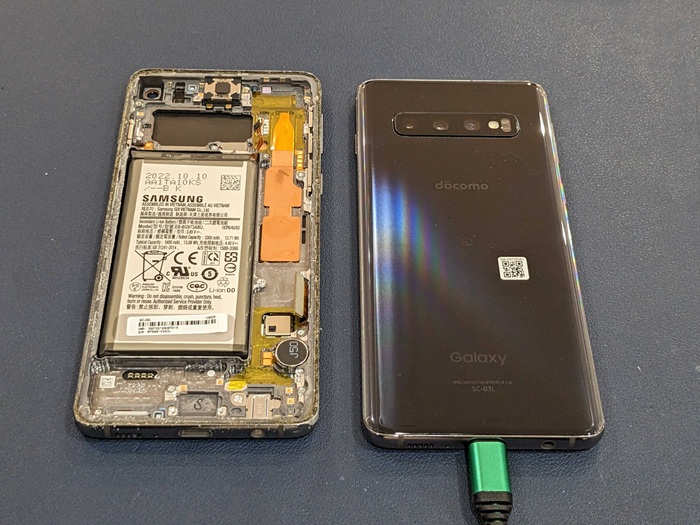 Galaxy S10 画面修理　画面交換　液晶修理　液晶交換　画面割れ