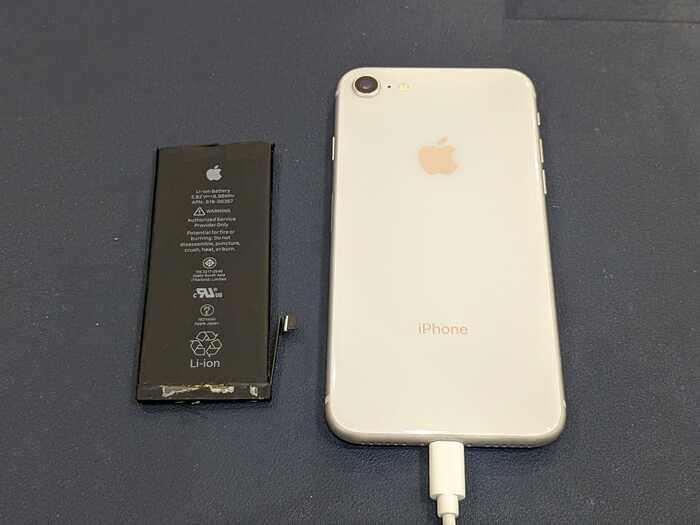岡崎市】iPhone8 バッテリー交換 まちスマ岡崎店