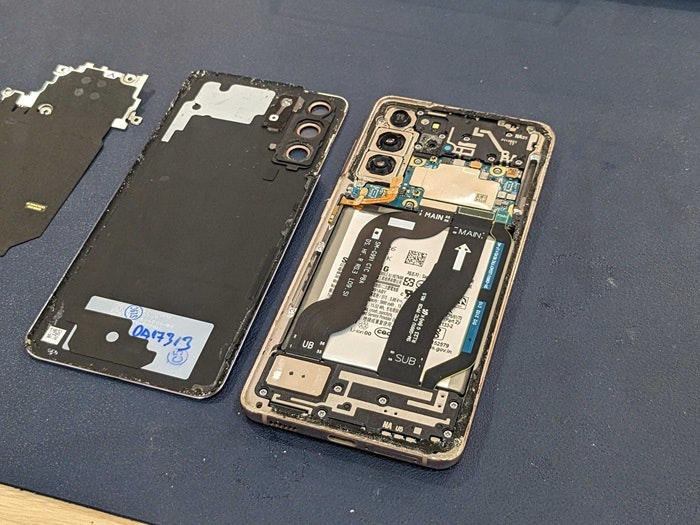 Galaxy S21 5G 画面割れ ガラス割れ 液晶漏れ 画面シミ 修理 直す 治す 方法