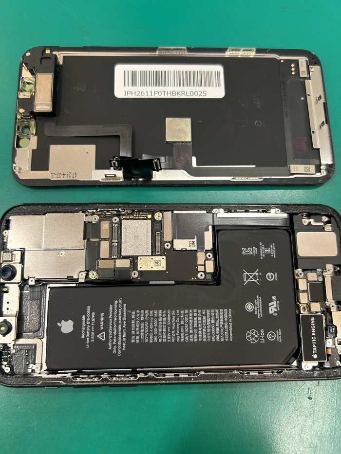 あいふぉん　アイフォン　iPhone 11 Pro　液晶損傷　スマホ修理