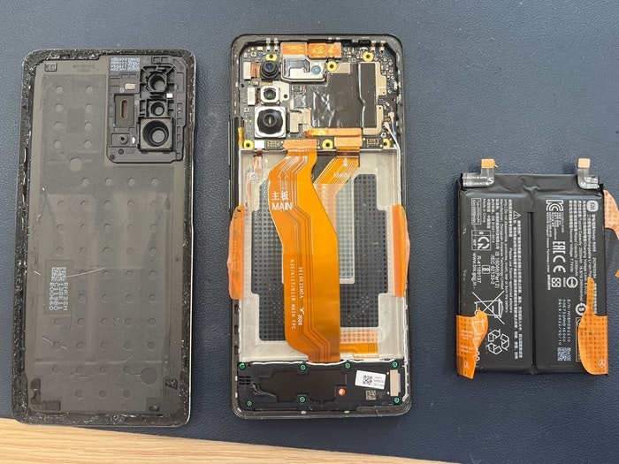 Xiaomi 11TPro バッテリー交換