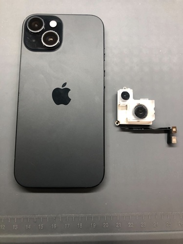 春日井市】iPhone15のカメラが映らない原因は？リアカメラ交換で40分