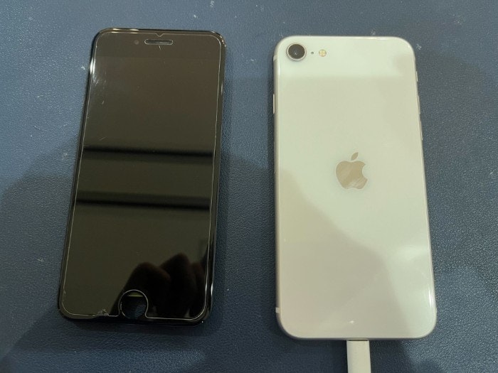 あいふぉん アイフォン iPhone SE2 画面に線 表示不良 画面真っ暗 音はする タッチがきかない 画面 修理 交換