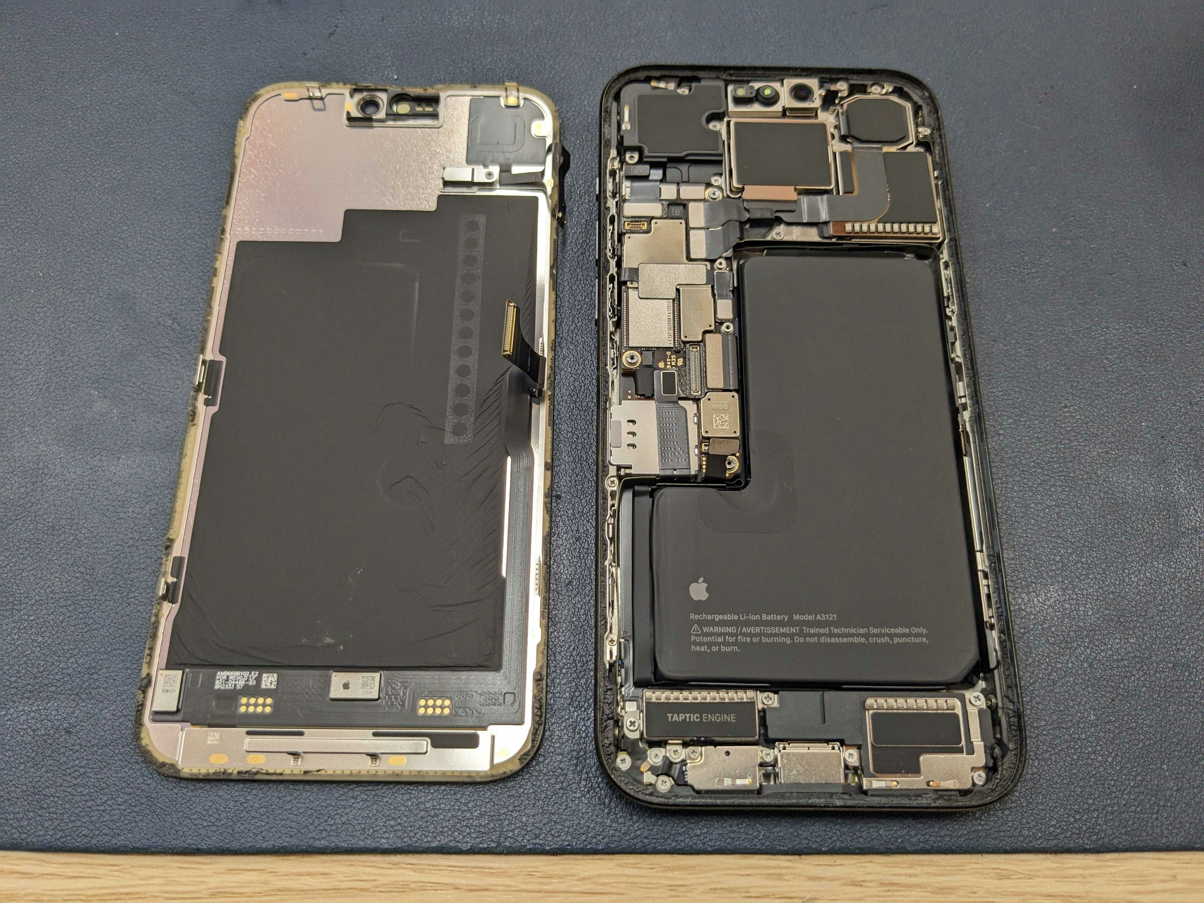 iPhone 15Pro 液晶もれ タッチ効かない 画面真っ暗 修理 画面交換