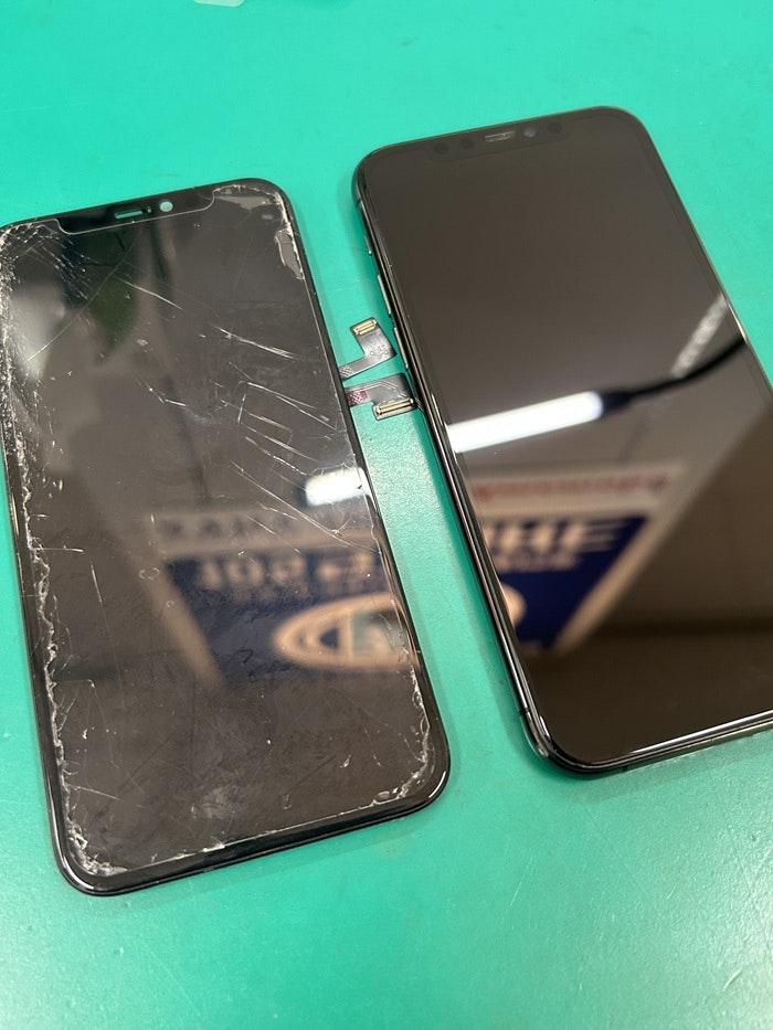あいふぉん　アイフォン　iPhone 11 Pro　液晶損傷　スマホ修理
