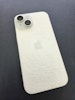 【春日井市】iPhone 15の背面修理（白　シルバー）　　背面ガラス割れも修理可能！放置すると危険！？【まちスマ イオン春日井店】