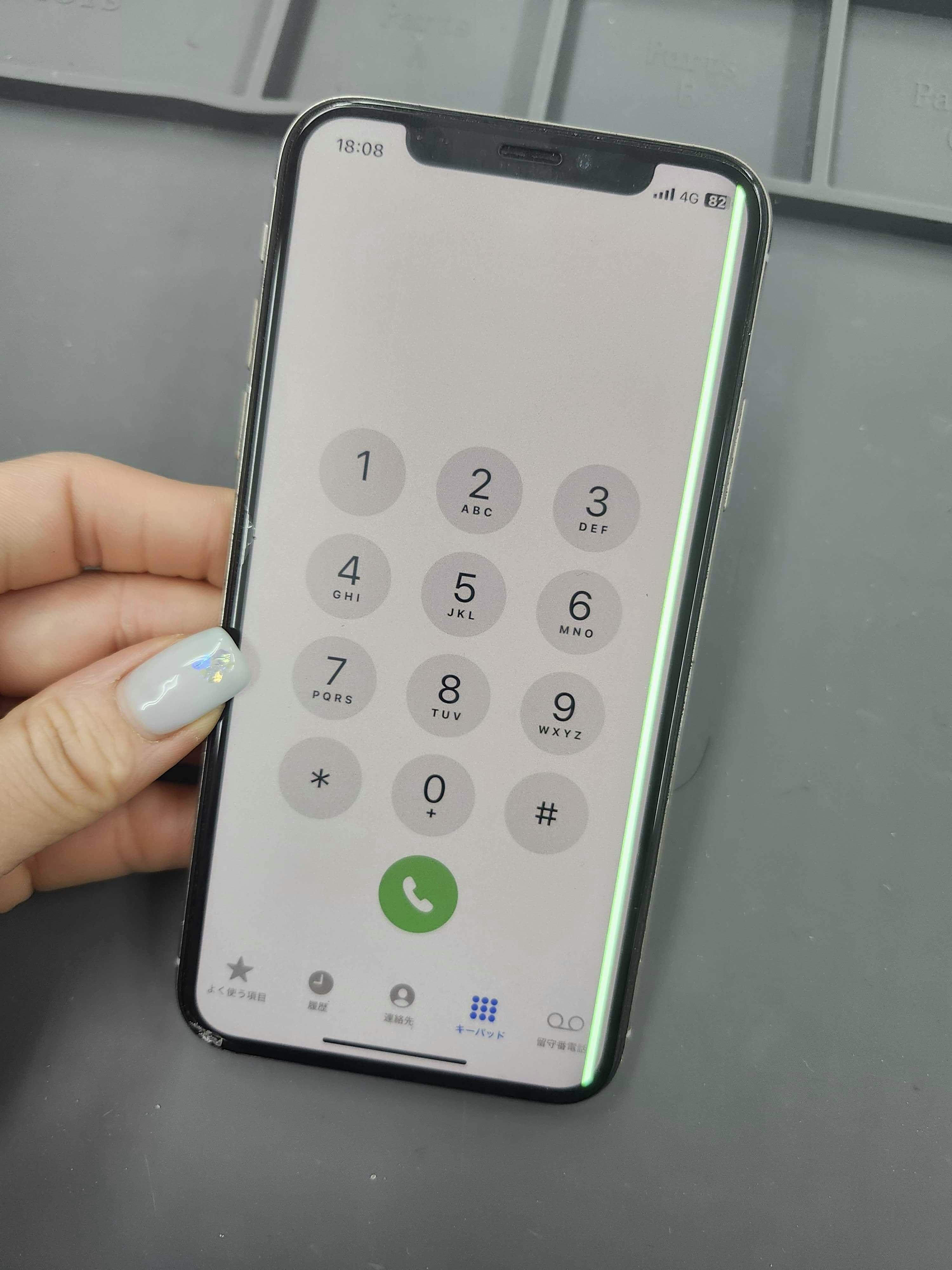 iphoneX iPhone修理 iPhone 修理 画面交換 液晶に線 豊川 豊橋 新城 蒲郡 湖西 浜松