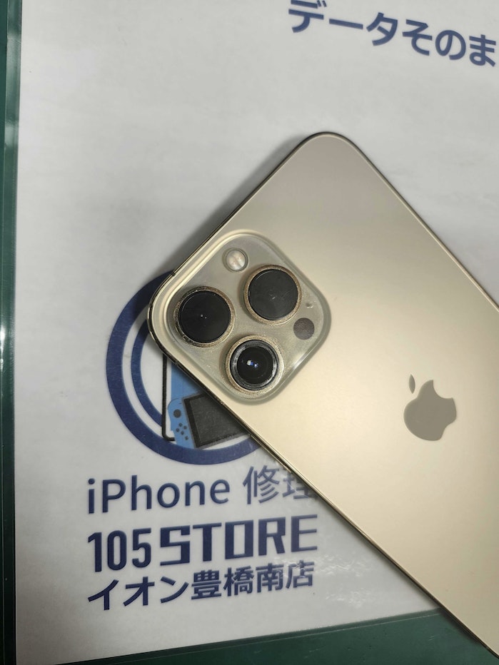 iPhone13proMax　カメラレンズ割れ