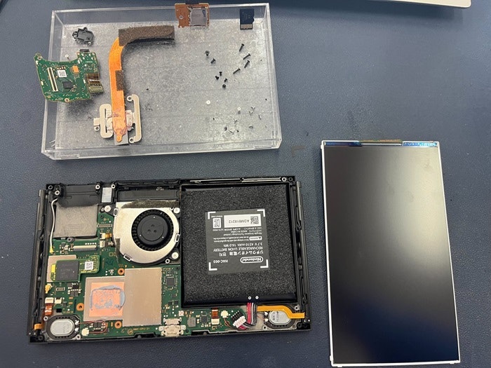 switch 画面修理 液晶 液晶交換 表示おかしい