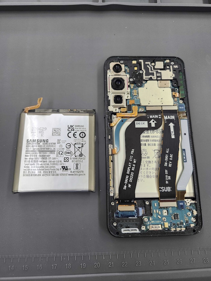 Galaxy　S22　バッテリー修理　豊川
