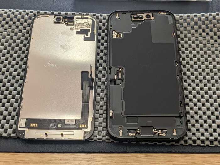 アイフォン　あいふぉん　iPhone　16　画面　割れ　ヒビ　破片　危ない　タッチ効かない　操作できない　ゴーストタッチ　勝手に動く　修理　交換