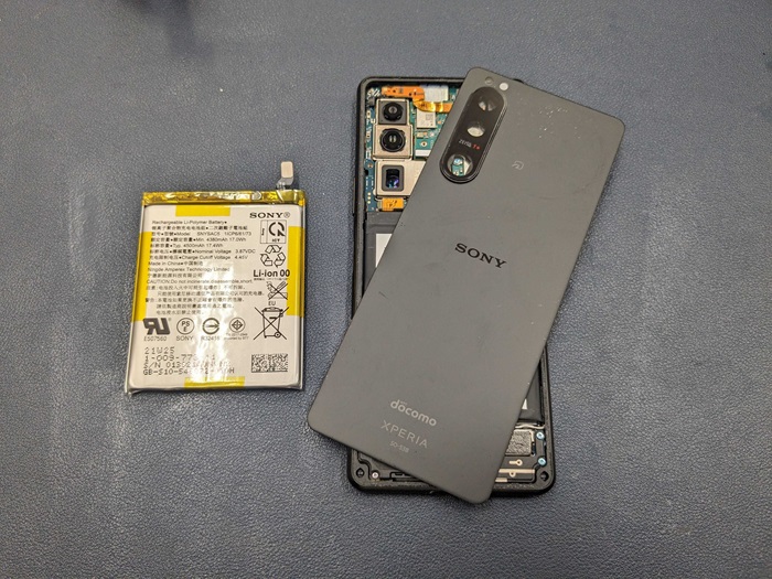 岡崎市】Xperia 5 III バッテリー交換 まちスマ岡崎店